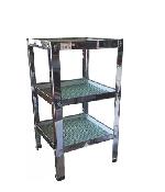 Vasera escurridor acero 40x40 ROA